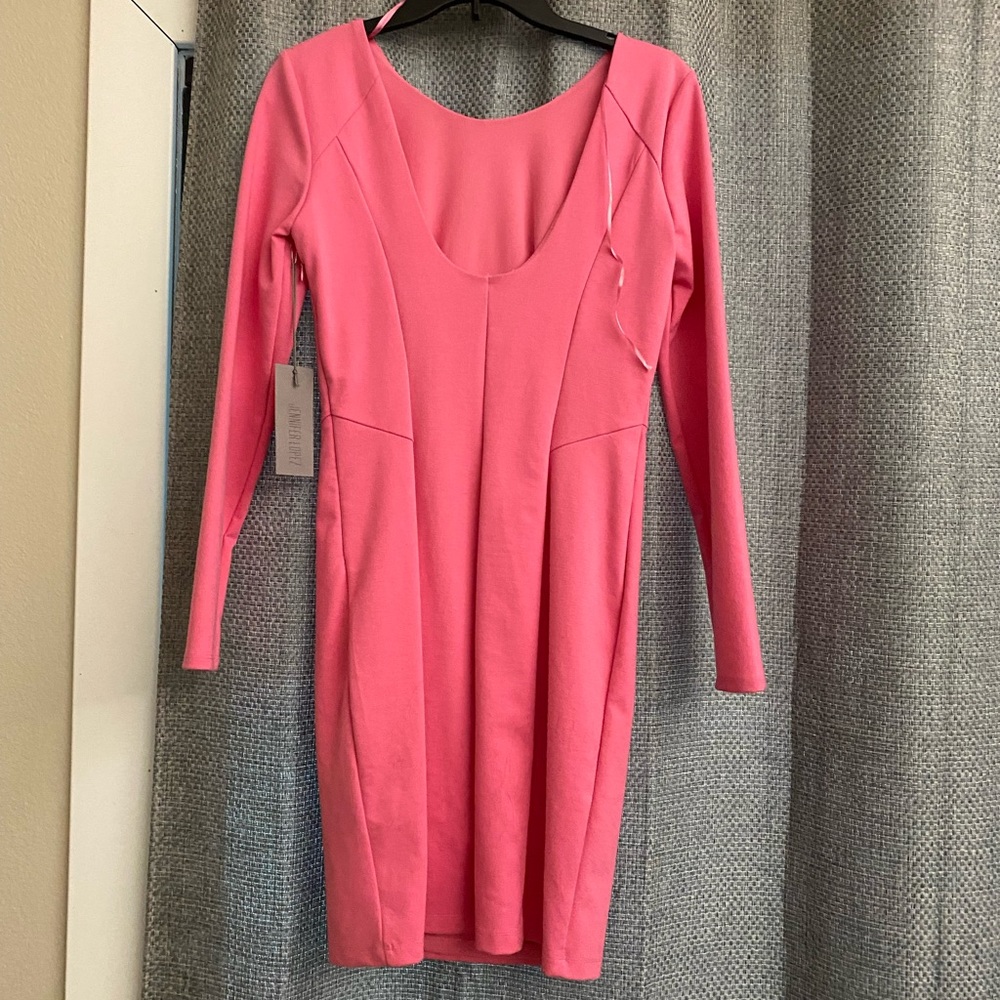 Jennifer Lopez Pink mini dress